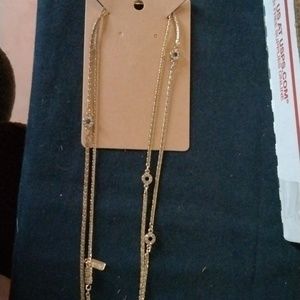 1928 Rhinestone Necklace 36"